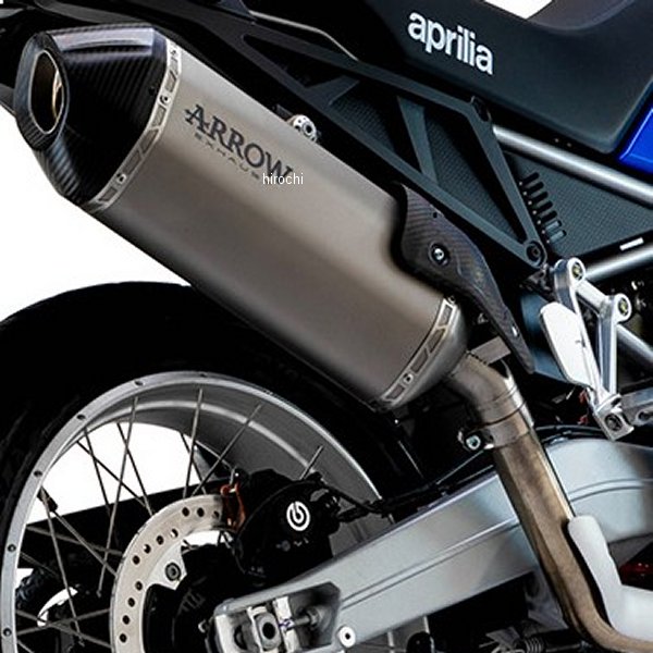 72506SK アロー ARROW スリップオンマフラー SONORA 22年 アプリリア TUAREG660 チタン/カーボンエンド