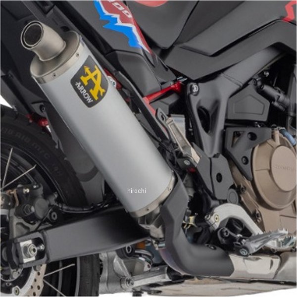 72625AO アロー Arrow スリップオンマフラー Maxi Race-Tech 24年 アフリカツイン CRF1100L アルミ/ステンエンド