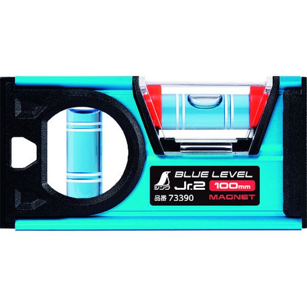 73390 243-3712 シンワ測定(株) シンワ ブルーレベル Jr. 2 100mm マグネット付