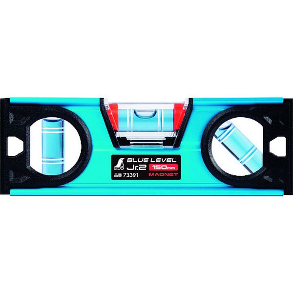 73391 243-3713 シンワ測定(株) シンワ ブルーレベル Jr. 2 150mm マグネット付