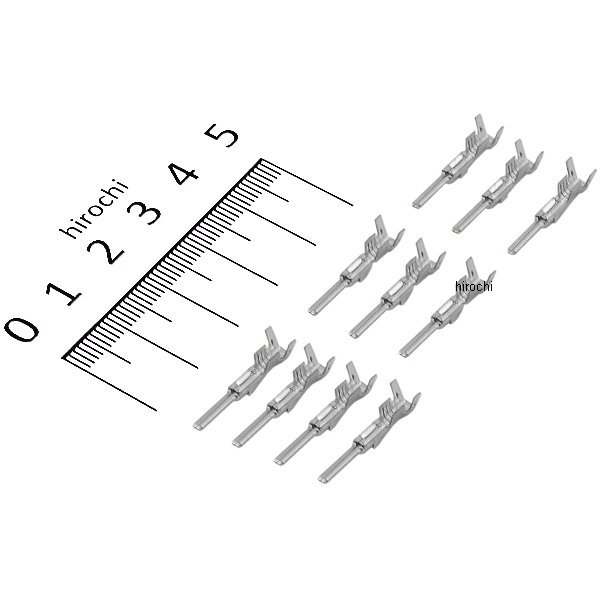 74074 デイトナ AMPコネクター補修用ターミナル オス (10個入り)