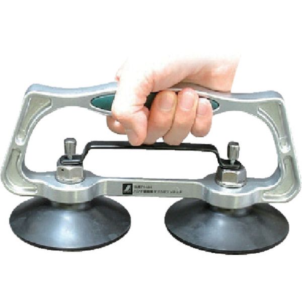 74484 816-4187 シンワ測定(株) シンワ ハンド吸着盤 ダブルB ワンタッチ