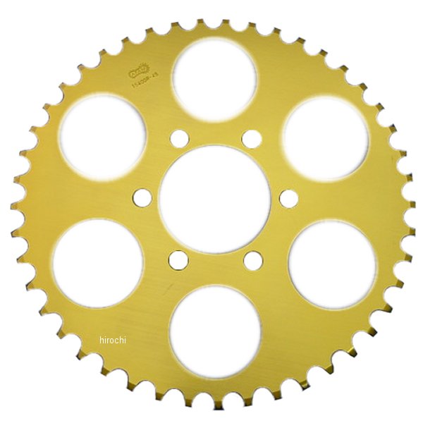 7490 ビーアールシー BRC リアスプロケット 530/45T 77年-79年 GS400、70年-77年 GT380 ゴールド