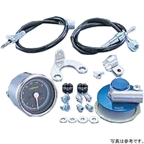 752-1085830 キタコ 60Pタコメーターキット シルバー ジャズ