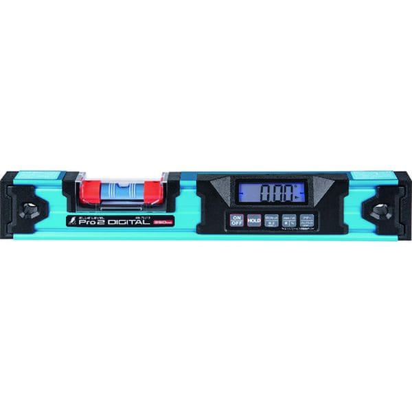 75313 195-6697 シンワ測定(株) シンワ ブルーレベル Pro2 デジタル 防塵防水 350mm