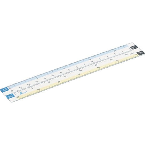 75745 816-4246 シンワ測定(株) シンワ 折りたたみ縮尺スケール 8面15cm