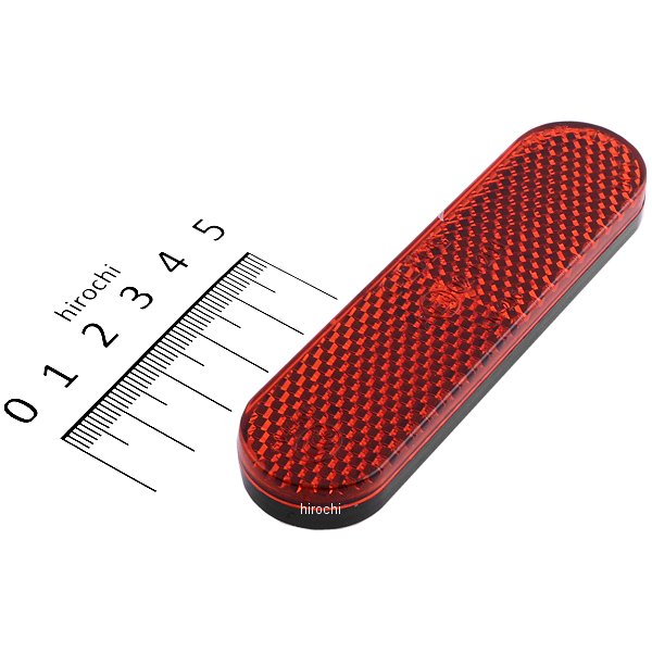 76285 デイトナ リフレクター（ラウンドコーナー) RED M6