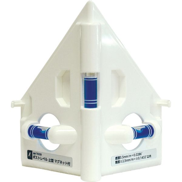 76339 816-4281 シンワ測定(株) シンワ ポストレベル 止型 マグネット付