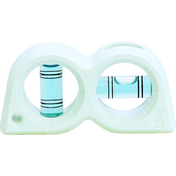 76426 309-9555 シンワ測定(株) シンワ 樹脂製水平器 ハンディレベル Revo ダブル 白