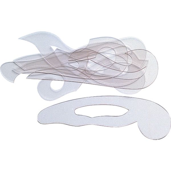 77003 816-4380 シンワ測定(株) シンワ 雲型定規6枚組