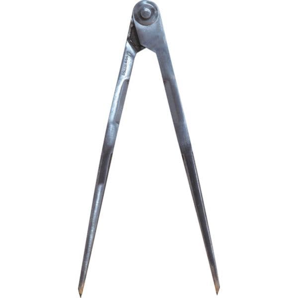 77543 783-2222 シンワ測定(株) シンワ 鋼製コンパス 超硬チップ付D-2 25cm