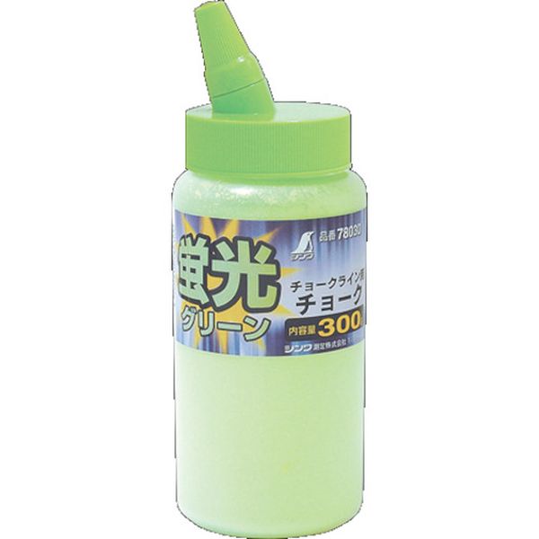 78030 816-4506 シンワ測定(株) シンワ チョーク ハンディチョークライン用 蛍光グリーン 300g