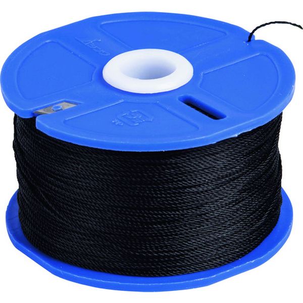 78492 199-2806 シンワ測定(株) シンワ ポリエステル水糸 リール巻 極太 1.2mm 120m ブラック