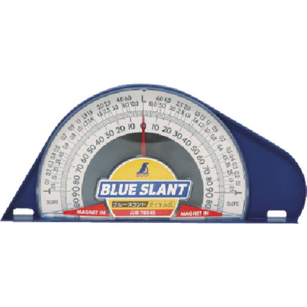 78545 816-4596 シンワ測定(株) シンワ ブルースラント ダイヤル式 マグネット付