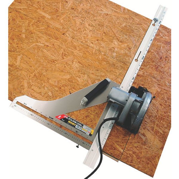 78570 816-4601 シンワ測定(株) シンワ マルノコガイド定規エルアングル1000mm横目盛付