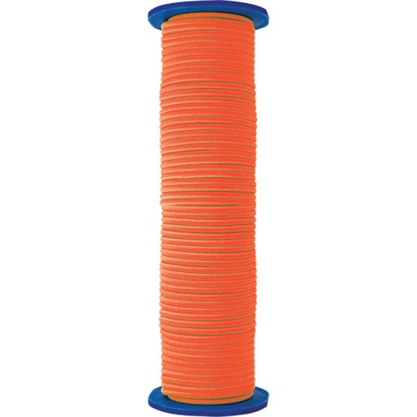 79031 364-6432 シンワ測定(株) シンワ ゴム水糸 リール巻 蛍光オレンジ 3mm 30m