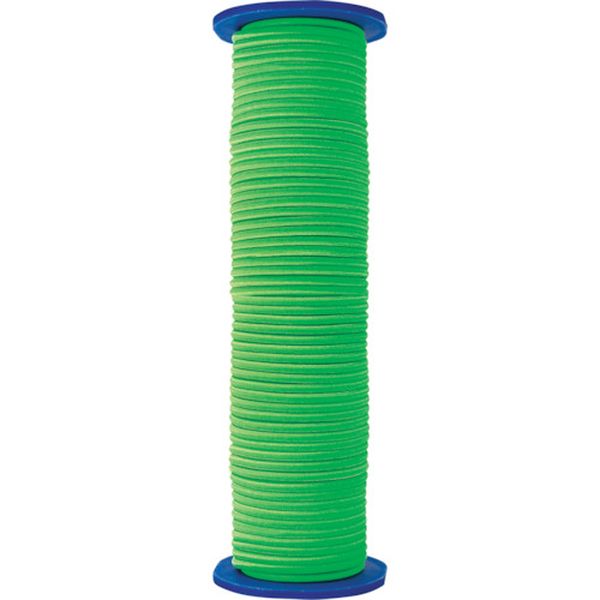79032 364-6433 シンワ測定(株) シンワ ゴム水糸 リール巻 蛍光グリーン 3mm 30m