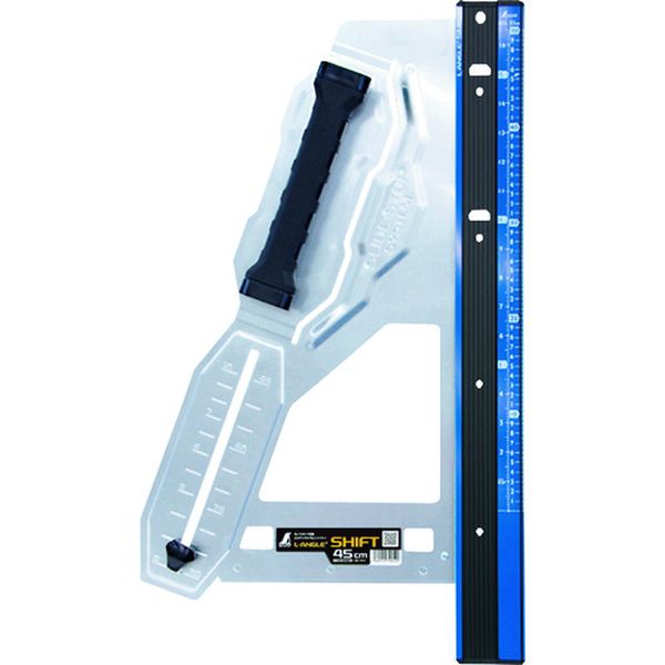 79052 シンワ測定(株) シンワ 丸ノコガイド定規 エルアングル Plus シフト 45cm 寸勾配切断機能付