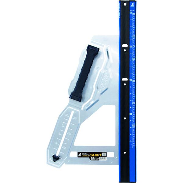 79053 シンワ測定(株) シンワ 丸ノコガイド定規 エルアングル Plus シフト 60cm 寸勾配切断機能付