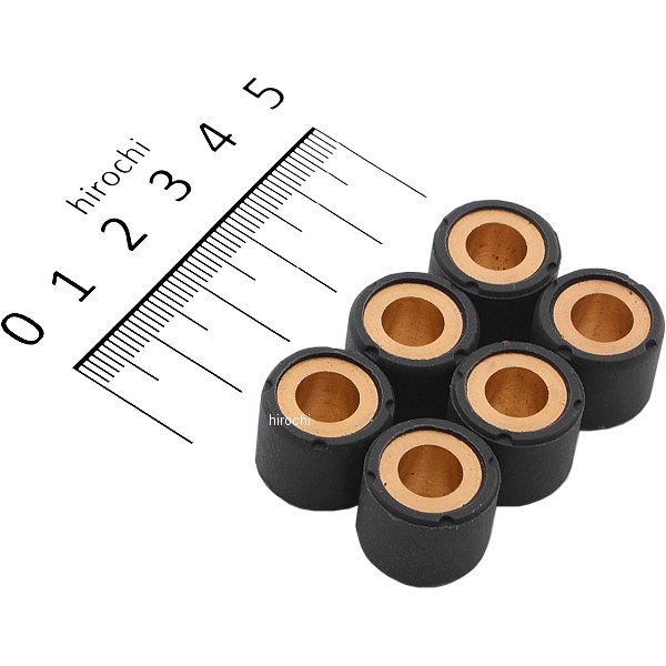 8024 NBS バイクパーツセンター ウエイトローラー ディオ (AF27、AF34、AF35) 9.5g 6個入り