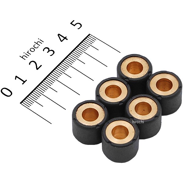 8025 NBS バイクパーツセンター ウエイトローラー ディオ (AF27、AF34、AF35) 10g 6個入り