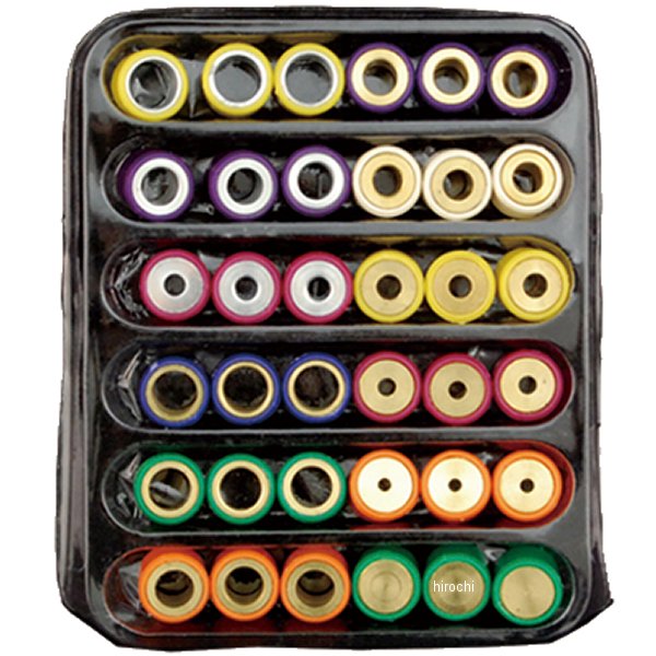 8028 NBS バイクパーツセンター ウエイトローラー セッティングキット ヤマハ 2g~12g 36個入り