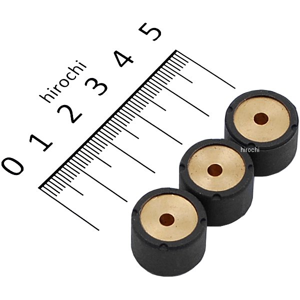 802902 NBS バイクパーツセンター ウェイトローラーセット レッツ2、ヴェルデ 14g 3個入り