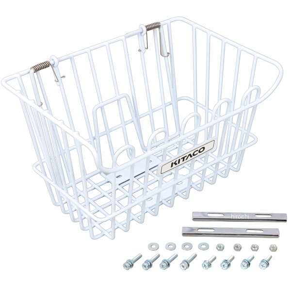 80-688-90080 キタコ フロントバスケット　白
