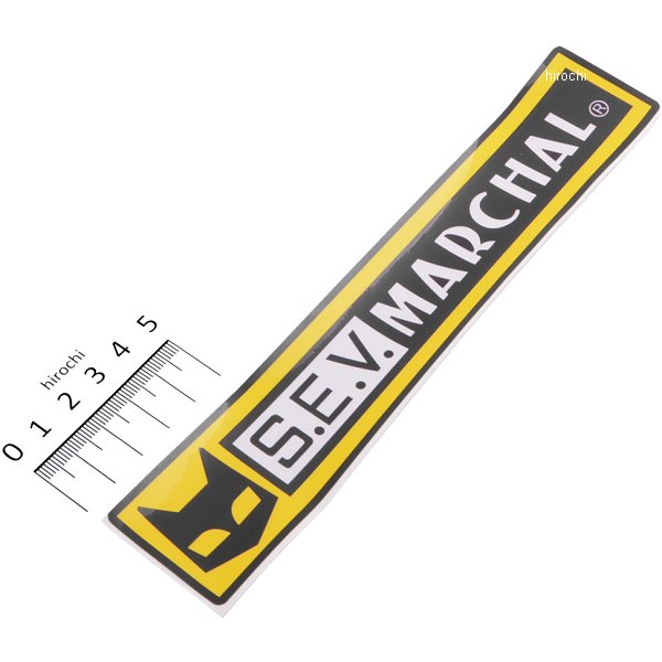 800-7011 マーシャル MARCHAL ステッカー オリジナルロゴ 幅200mmx高さ37mm