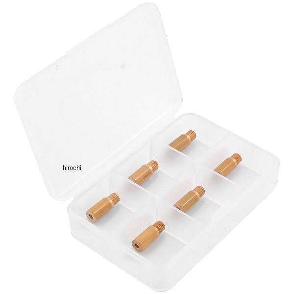 800001-MN-10 シフトアップ KEIHIN PWKタイプ (PE/FCR/PWK) メインジェットセット PWK 6×16.5角