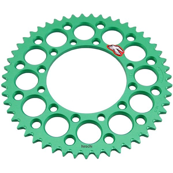 191U-420-51GEGN レンサル RENTHAL スプロケット カワサキ 85 51T アルミ 緑