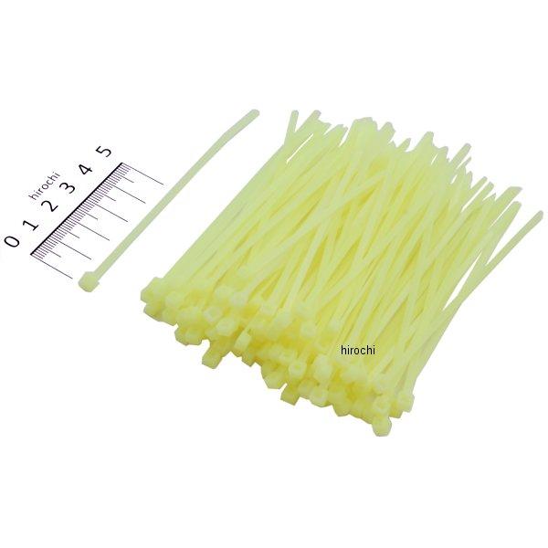800244 ポッシュ POSH インシュロックタイ S100mm お徳用100本入りセット ホットイエロー