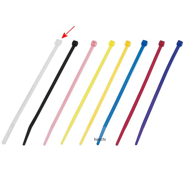 800250 ポッシュ POSH インシュロックタイ M152mm お徳用100本入りセット 白