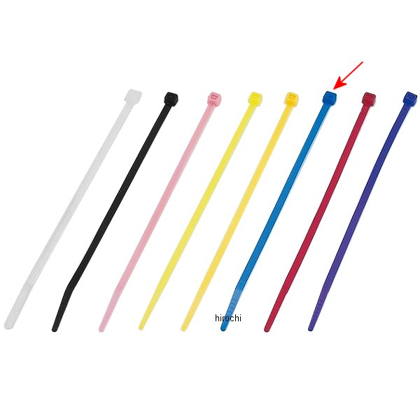 800253 ポッシュ POSH インシュロックタイ M152mm お徳用100本入りセット 青