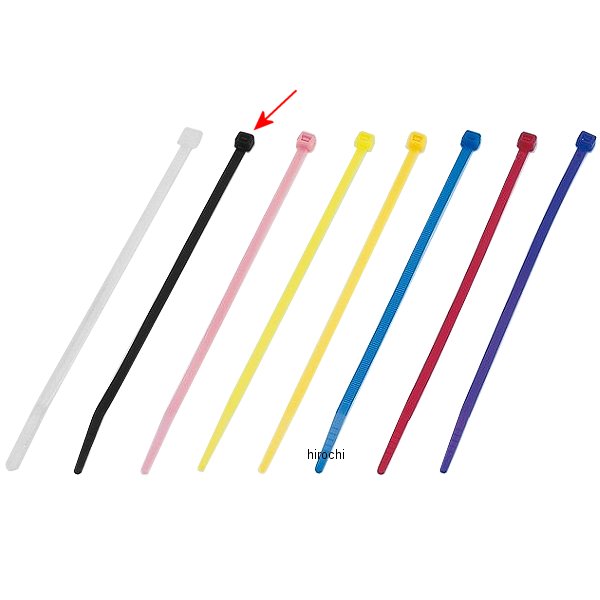 800261 ポッシュ POSH インシュロックタイ L251mm お徳用100本入りセット 黒