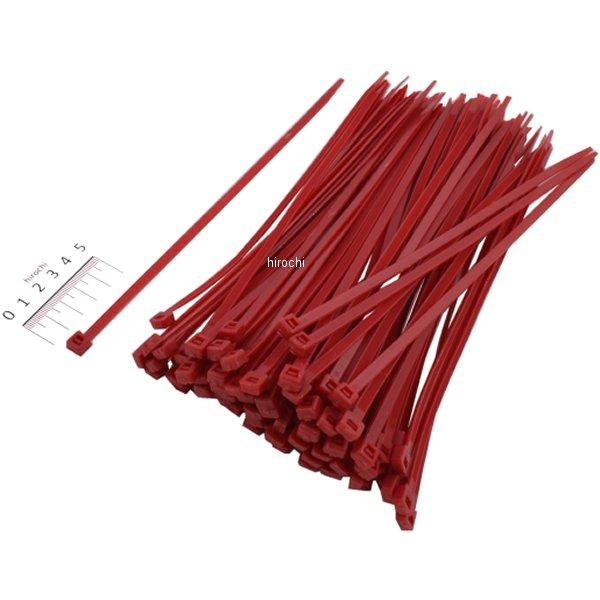 800263 ポッシュ POSH インシュロックタイ L251mm お徳用100本入りセット 赤