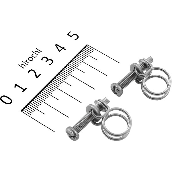 800610 ポッシュ POSH ホースクランプ オールステンレス 2個入り φ8-φ10mm