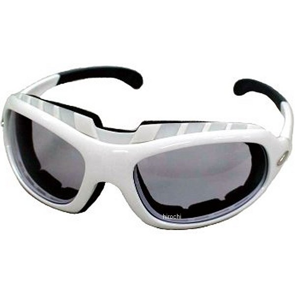 800710-WW ポッシュ POSH ライディンググラス 2084 フェイスパッド付き ホワイトフレーム/ホワイトフェイス