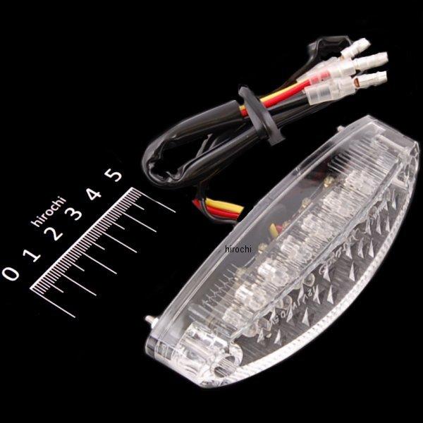 801-0900100 キタコ LED テールランプ スーパースリム クリアレンズ 汎用 (12V車)