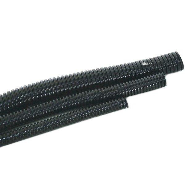 801380 ポッシュ POSH コルゲーチチューブ 黒 6mm/1m
