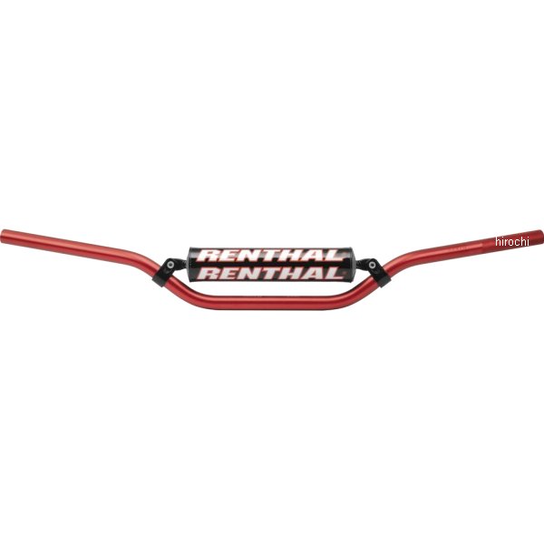 971-08-RD-01-185 レンサル RENTHAL ハンドルバー 7/8インチ(22mm) RC/OE 7/8インチ(22mm) 赤