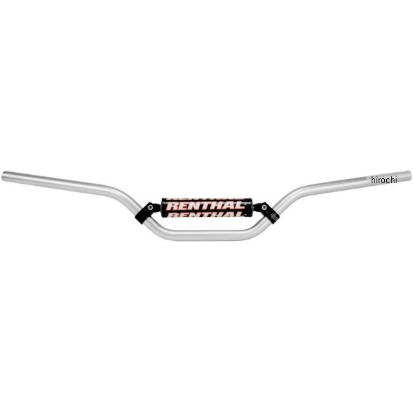 768-02-SI-04-254 レンサル RENTHAL ハンドルバー 7/8インチ(22mm) TRIALS 6.0 シルバー