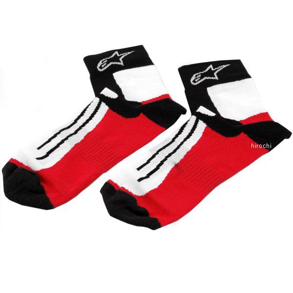 3431-0152 アルパインスターズ ソックス ロードレース用 黒/赤/白 S/Mサイズ