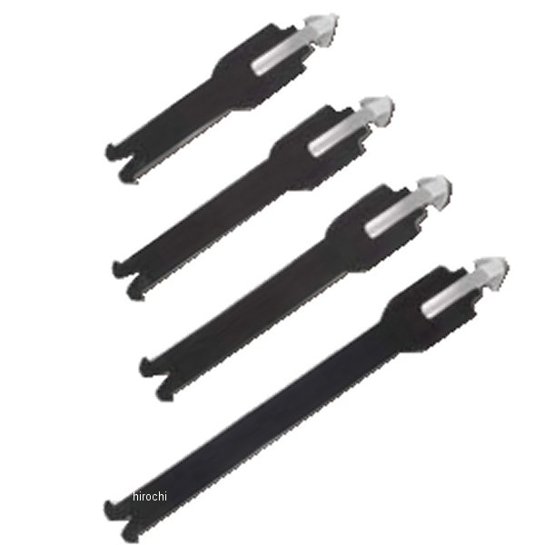 25CIT74-10 アルパインスターズ パーツ ストラップ NEW テック7、5 黒 4個セット