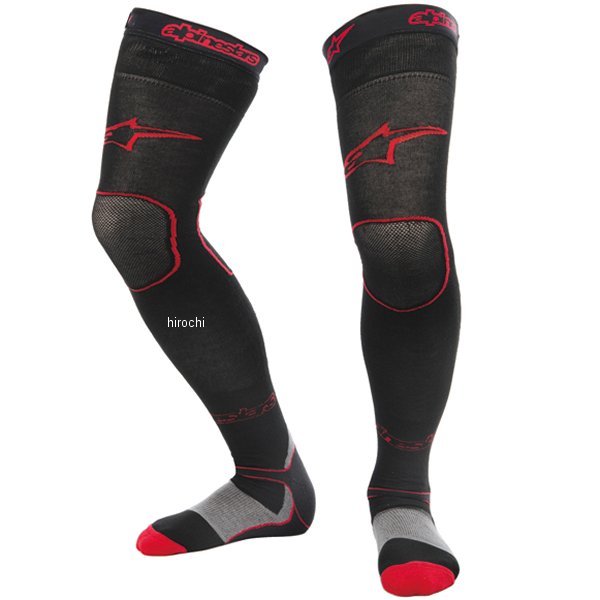 4705015-13-L-XL アルパインスターズ ソックス MX ロング 黒/赤 L/2XLサイズ