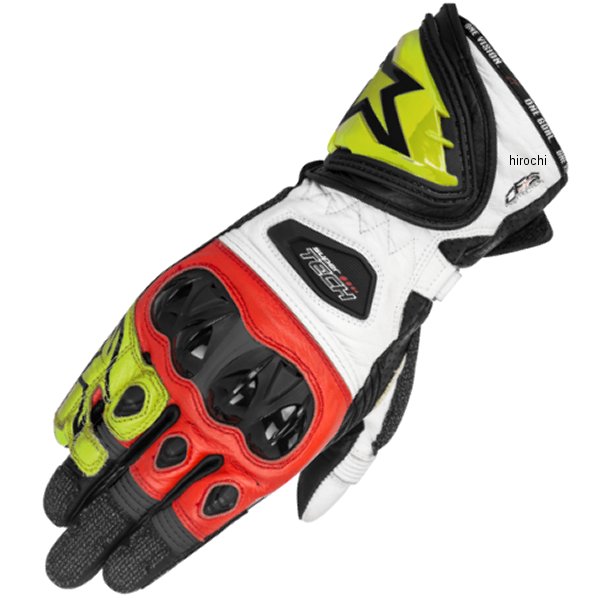 3556017 アルパインスターズ グローブ SUPERTECH 黒/蛍光黄/赤 Sサイズ