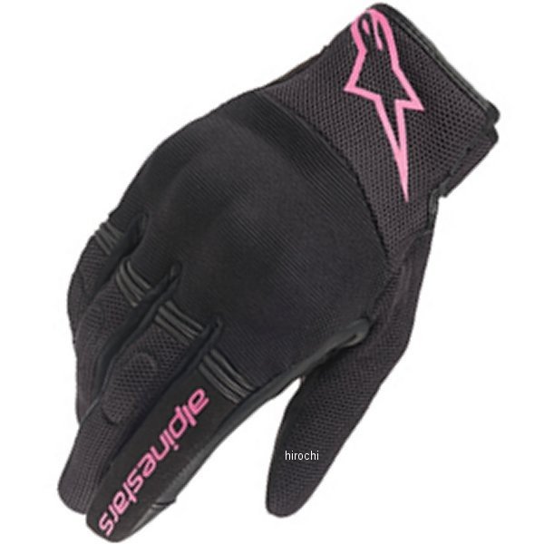 3598420 アルパインスターズ グローブ STELLA COPPER レディース 黒/フクシア Sサイズ