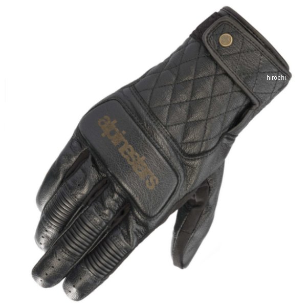 3508520 アルパインスターズ BRASS レザーグローブ 10 黒 Mサイズ