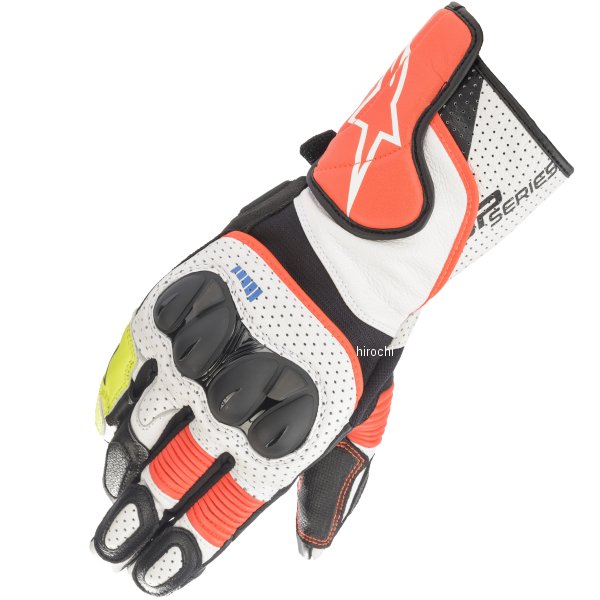 8059175285455 アルパインスターズ レザーグローブ SP-2 v3 白/赤/黒 XLサイズ