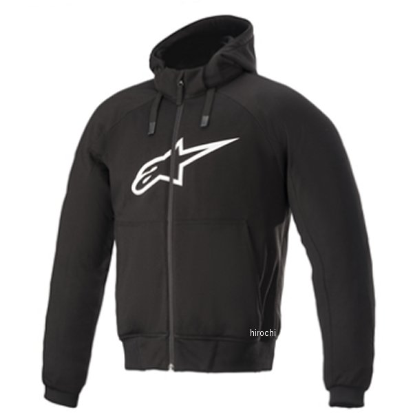 4207021 アルパインスターズ 春夏モデル ジャケット CHROME SPORT HOODIE ASIA 黒 Sサイズ